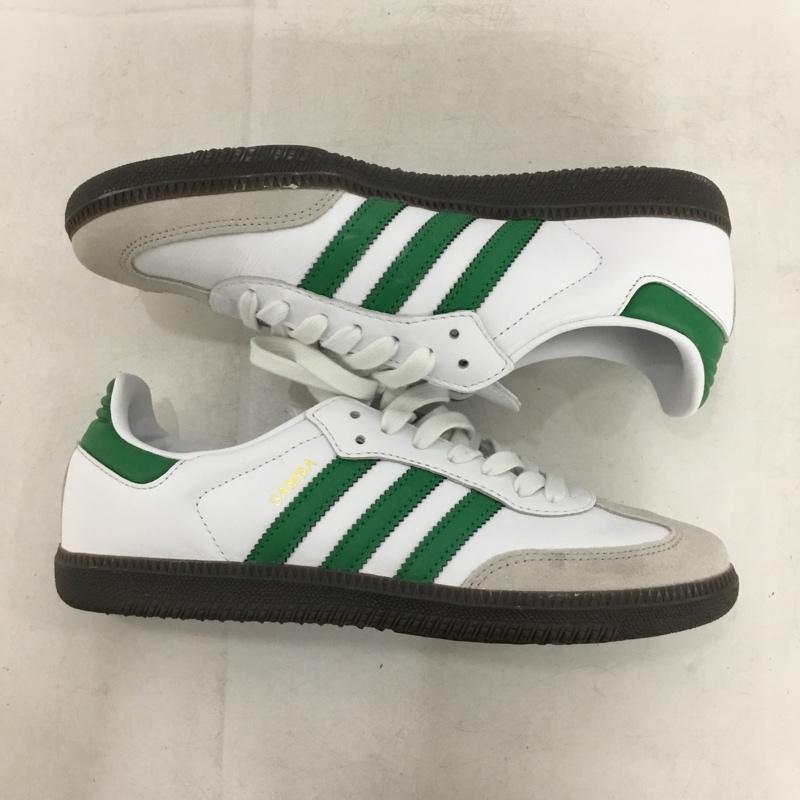 アディダス adidas スニーカー スニーカー IG1024 SAMBA OG 24.5cm 24.5cm ロゴ、文字 白 / ホワイト / white X 緑 / グリーン / green X 灰 / グレー / gray レディース USED 古着 中古 10157511