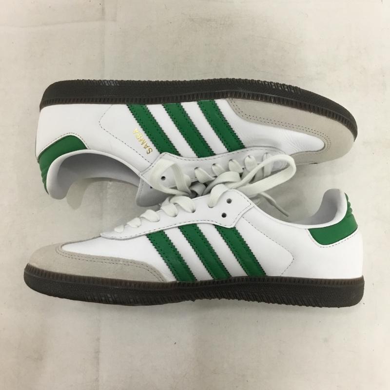 アディダス adidas スニーカー スニーカー IG1024 SAMBA OG 24.5cm 24.5cm ロゴ、文字 白 / ホワイト / white X 緑 / グリーン / green X 灰 / グレー / gray レディース USED 古着 中古 10157511