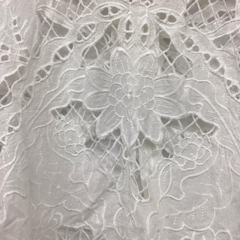 ザラ ZARA カットソー 長袖 XL 無地 白 / ホワイト / white レディース USED 古着 中古 10157514