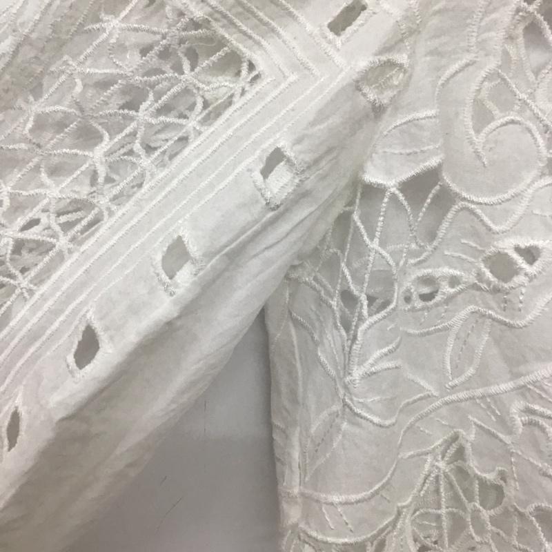 ザラ ZARA カットソー 長袖 XL 無地 白 / ホワイト / white レディース USED 古着 中古 10157514