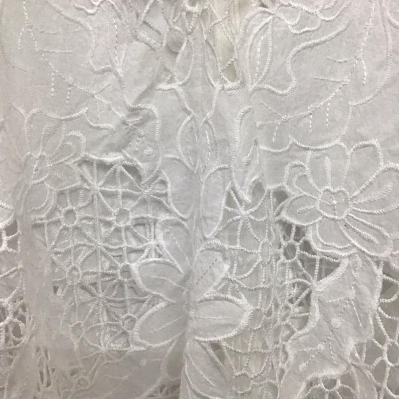 ザラ ZARA カットソー 長袖 XL 無地 白 / ホワイト / white レディース USED 古着 中古 10157514