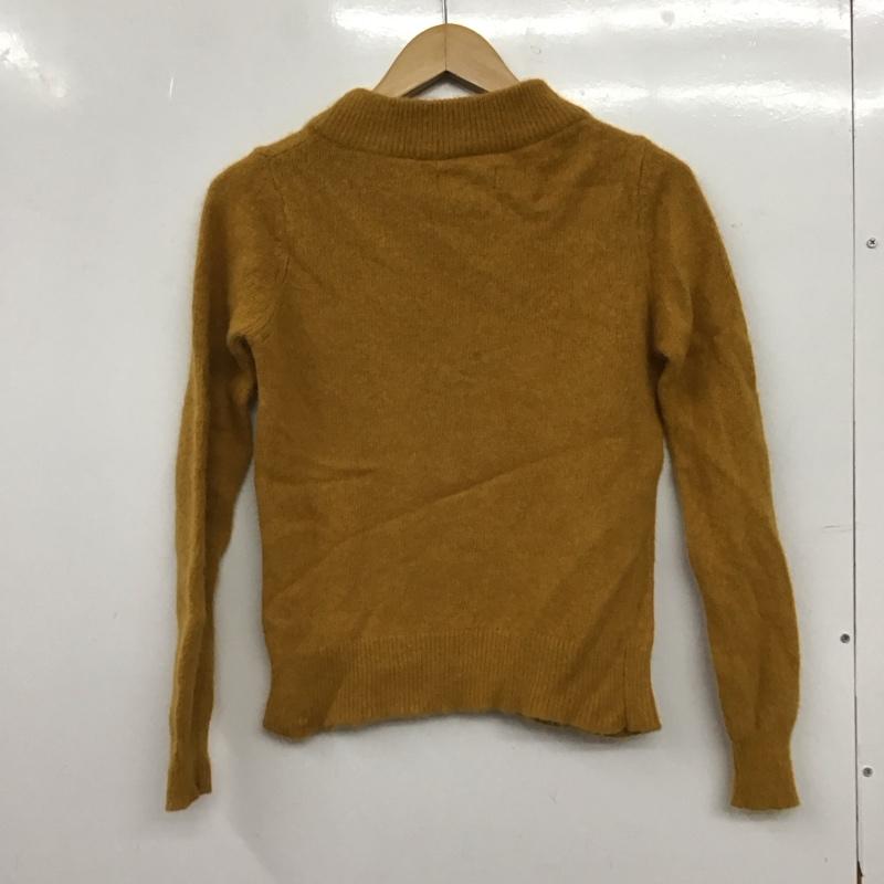 フレッドペリー FRED PERRY ニット、セーター 長袖 8 無地 マスタード / マスタード / レディース USED 古着 中古 10157516