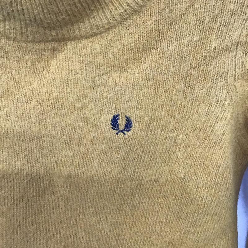 フレッドペリー FRED PERRY ニット、セーター 長袖 8 無地 マスタード / マスタード / レディース USED 古着 中古 10157516