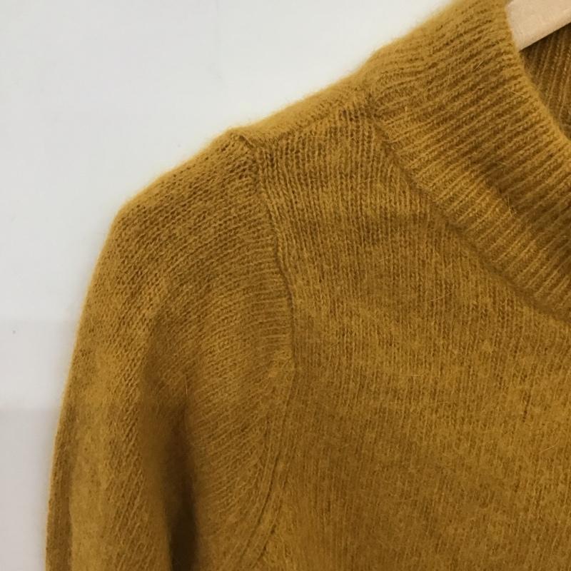 フレッドペリー FRED PERRY ニット、セーター 長袖 8 無地 マスタード / マスタード / レディース USED 古着 中古 10157516