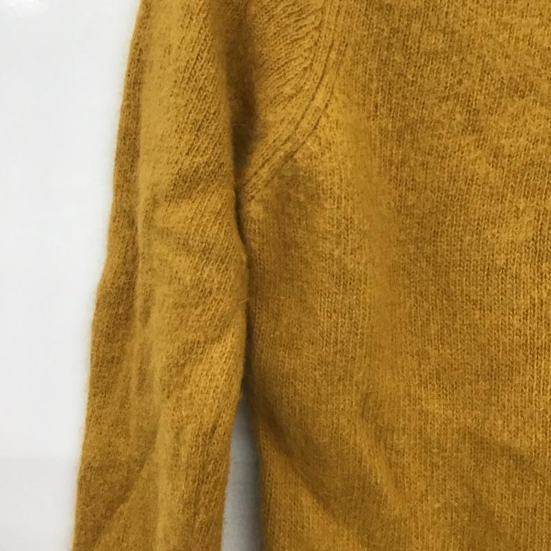 フレッドペリー FRED PERRY ニット、セーター 長袖 8 無地 マスタード / マスタード / レディース USED 古着 中古 10157516