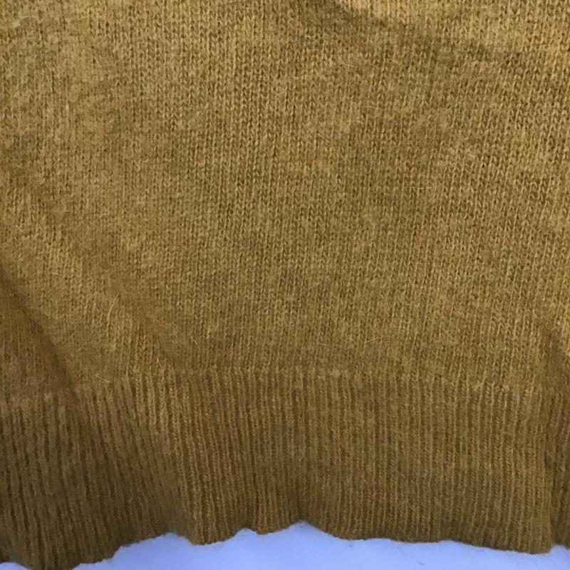 フレッドペリー FRED PERRY ニット、セーター 長袖 8 無地 マスタード / マスタード / レディース USED 古着 中古 10157516