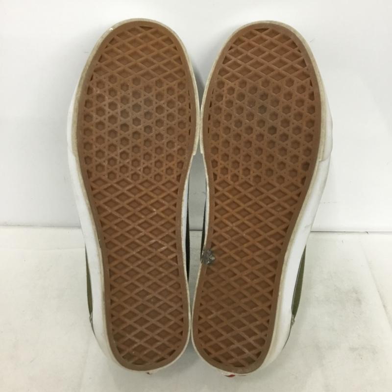 バンズ VANS スニーカー スニーカー 721356 27.5cm 27.5cm ロゴ、文字 カーキ / カーキ / khaki X 白 / ホワイト / white メンズ USED 古着 中古 10157517