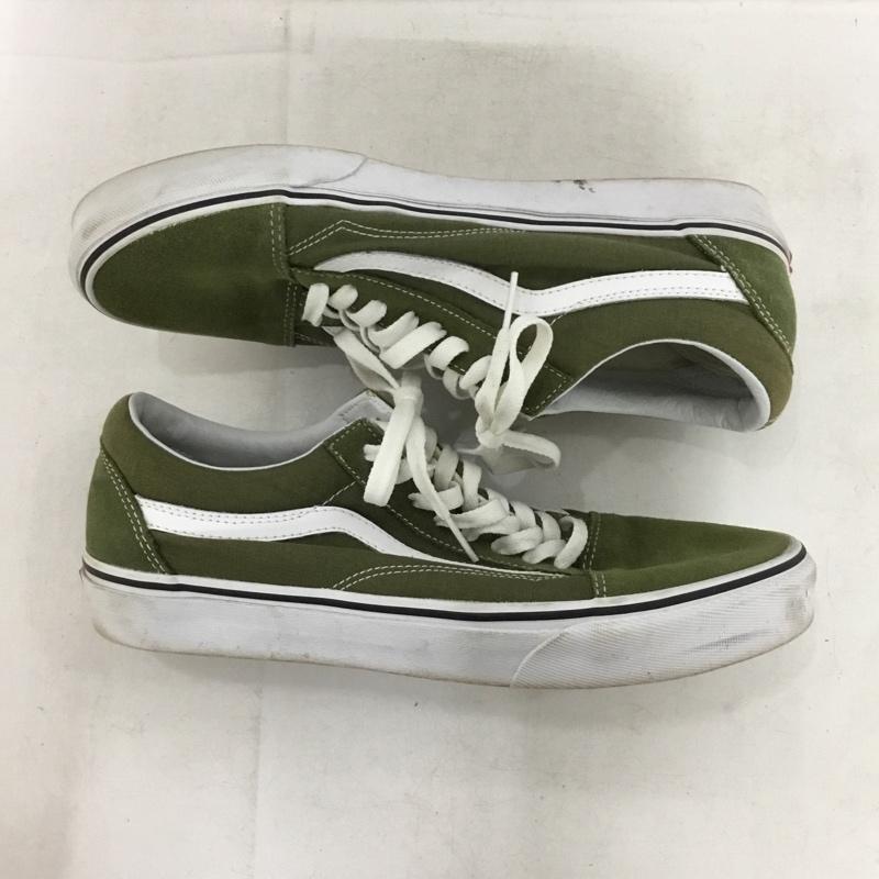 バンズ VANS スニーカー スニーカー 721356 27.5cm 27.5cm ロゴ、文字 カーキ / カーキ / khaki X 白 / ホワイト / white メンズ USED 古着 中古 10157517