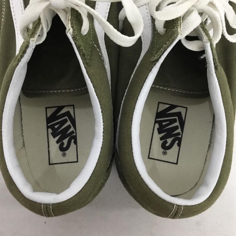 バンズ VANS スニーカー スニーカー 721356 27.5cm 27.5cm ロゴ、文字 カーキ / カーキ / khaki X 白 / ホワイト / white メンズ USED 古着 中古 10157517