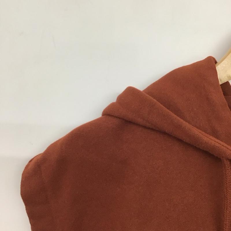 ザラ ZARA パーカー 半袖 ノースリーブ M 無地 茶 / ブラウン / brown レディース USED 古着 中古 10157518