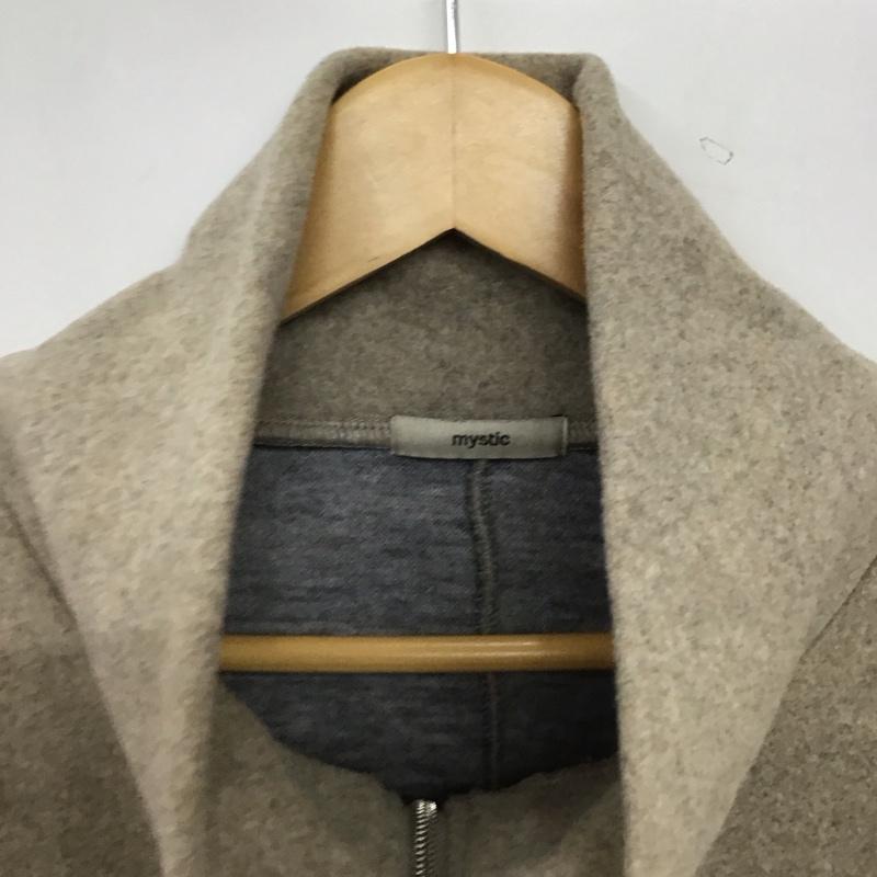 ミスティック mystic ジャケット、上着 ジャケット、ブレザー ハーフジップ FREE 無地 ベージュ / ベージュ / beige レディース USED 古着 中古 10157519