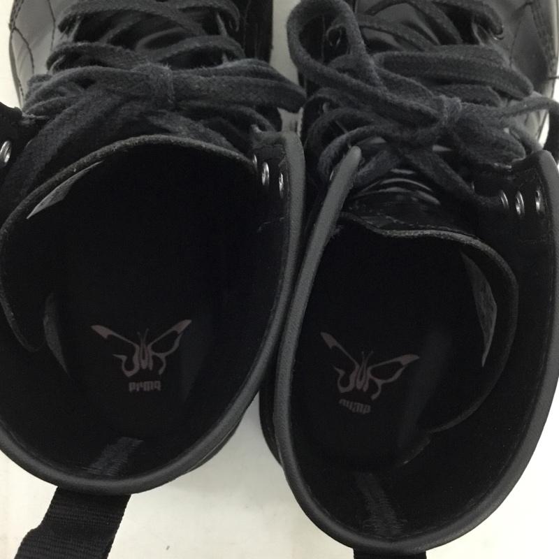 プーマ PUMA ブーツ ショートブーツ 388611-01 MAYZE BOOT DUA LIPA 25.5cm 25.5cm ロゴ、文字 黒 / ブラック / black レディース USED 古着 中古 10157520