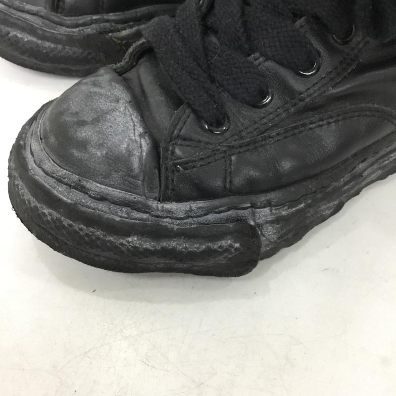 メゾンミハラヤスヒロ Maison MIHARA YASUHIRO スニーカー スニーカー A14FW727 ハイカット サイドファスナー 39 無地 黒 / ブラック / black メンズ USED 古着 中古 10157522