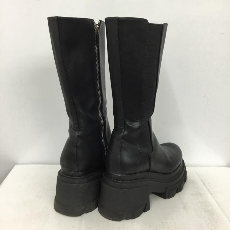 ステュディオス STUDIOUS ブーツ 一般 サイドゴアブーツ サイドファスナー 2 無地 黒 / ブラック / black レディース USED 古着 中古 10157528