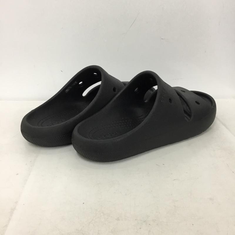 クロックス crocs サンダル サンダル 209403 クラシック サンダル 2.0 W8 ロゴ、文字 黒 / ブラック / black レディース USED 古着 中古 10157531