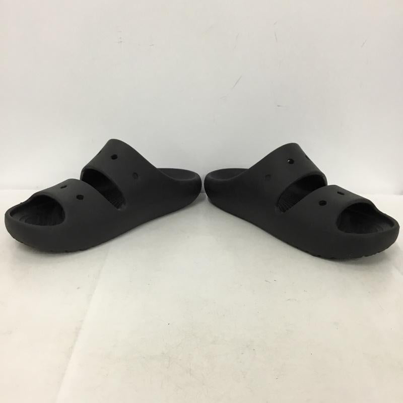 クロックス crocs サンダル サンダル 209403 クラシック サンダル 2.0 W8 ロゴ、文字 黒 / ブラック / black レディース USED 古着 中古 10157531