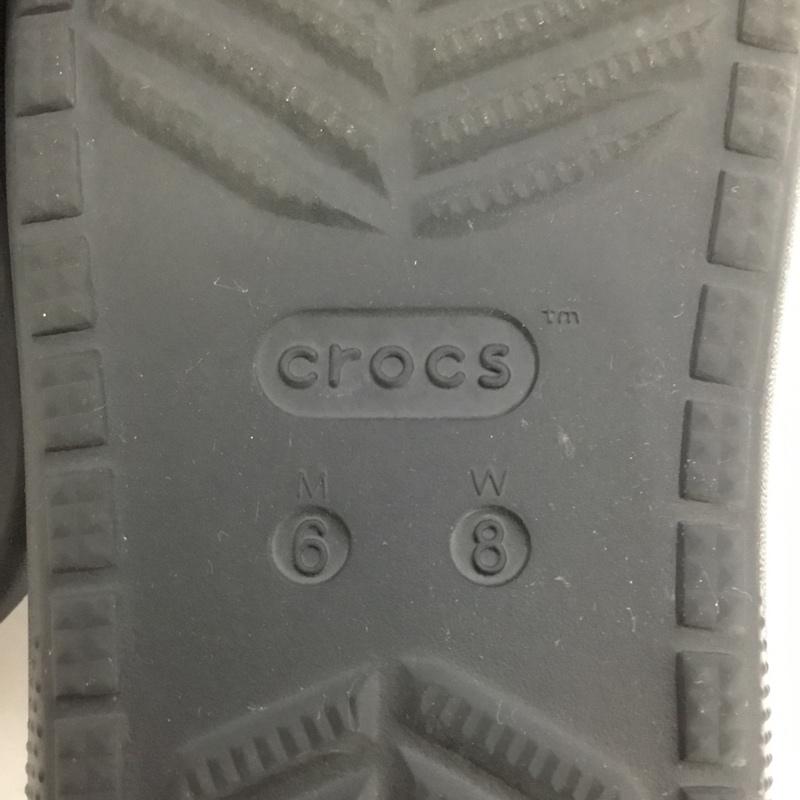 クロックス crocs サンダル サンダル 209403 クラシック サンダル 2.0 W8 ロゴ、文字 黒 / ブラック / black レディース USED 古着 中古 10157531