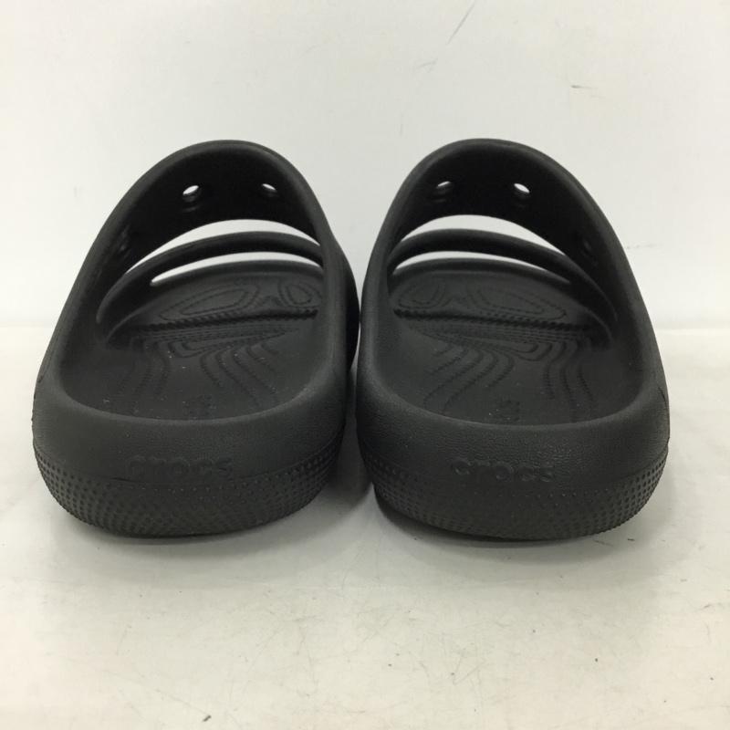 クロックス crocs サンダル サンダル 209403 クラシック サンダル 2.0 W8 ロゴ、文字 黒 / ブラック / black レディース USED 古着 中古 10157531
