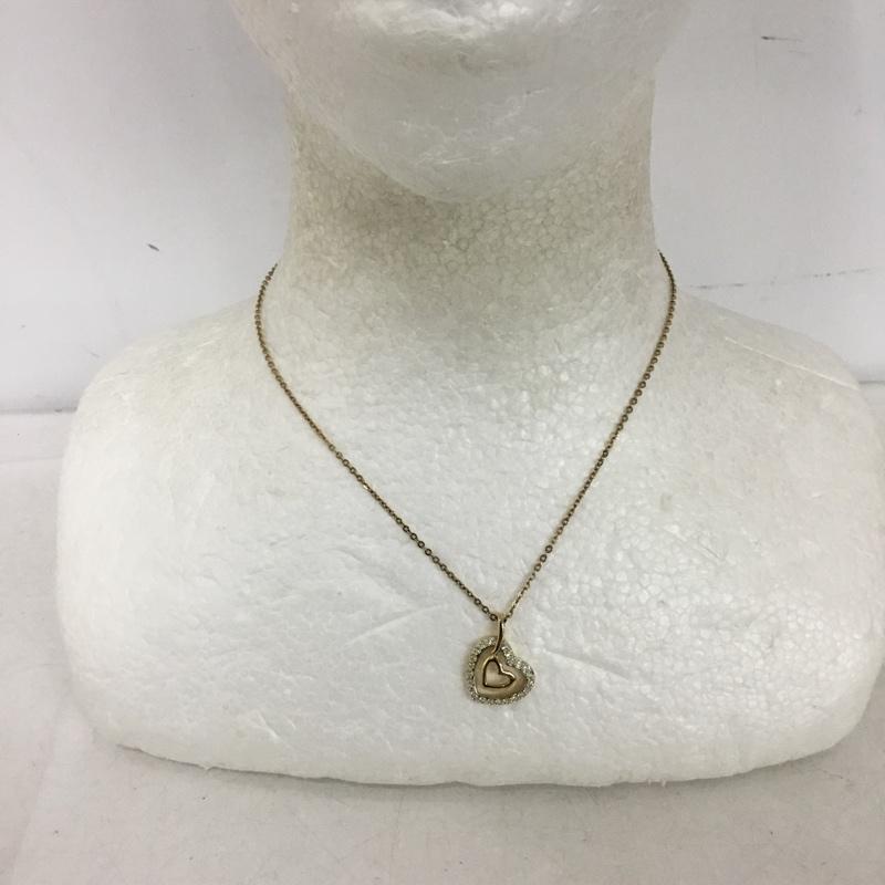 スワロフスキー SWAROVSKI アクセサリー ネックレス、ペンダント ハート型  金 / ゴールド / gold color レディース USED 古着 中古 10157536