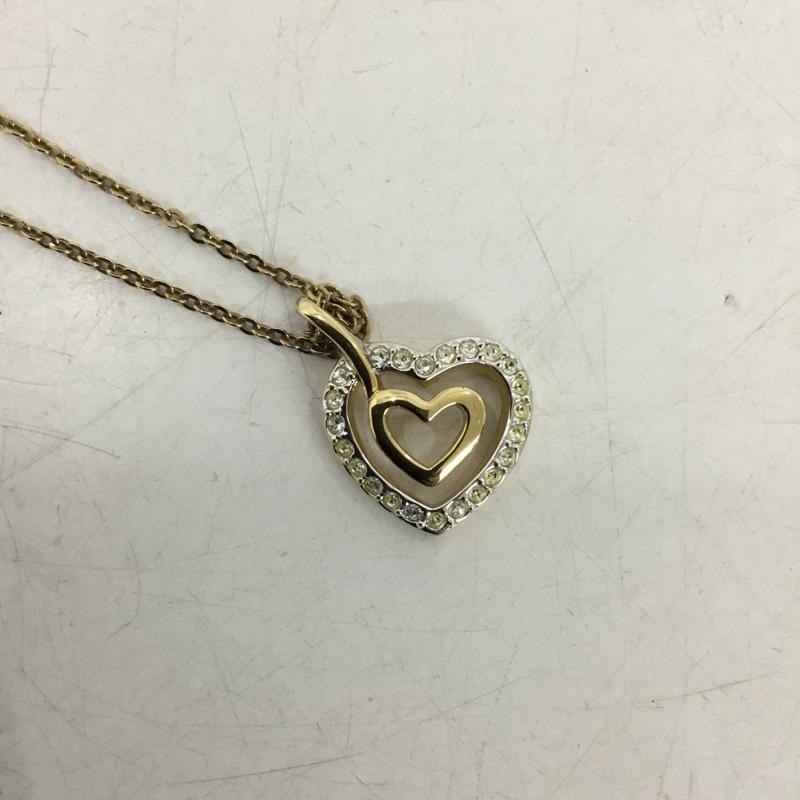 スワロフスキー SWAROVSKI アクセサリー ネックレス、ペンダント ハート型  金 / ゴールド / gold color レディース USED 古着 中古 10157536