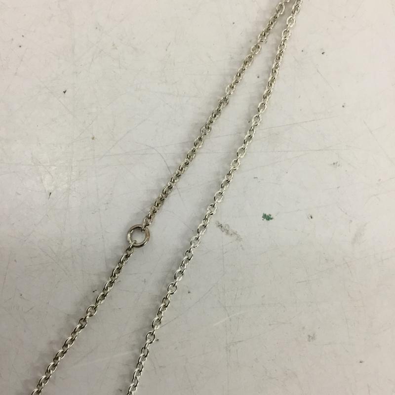 コーチ COACH アクセサリー ネックレス、ペンダント ハート Cロゴ ロゴ、文字 桃 / ピンク / pink X 銀 / シルバー / silver color レディース USED 古着 中古 10157537