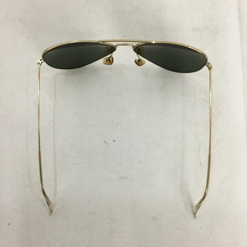 レイバン Ray-Ban めがね・サングラス サングラス RB3026 L2846 アビエーター ラージメタル2 ケース付きカラーレンズ ロゴ、文字 金 / ゴールド / gold color X 緑 / グリーン / green メンズ USED 古着 中古 10157539