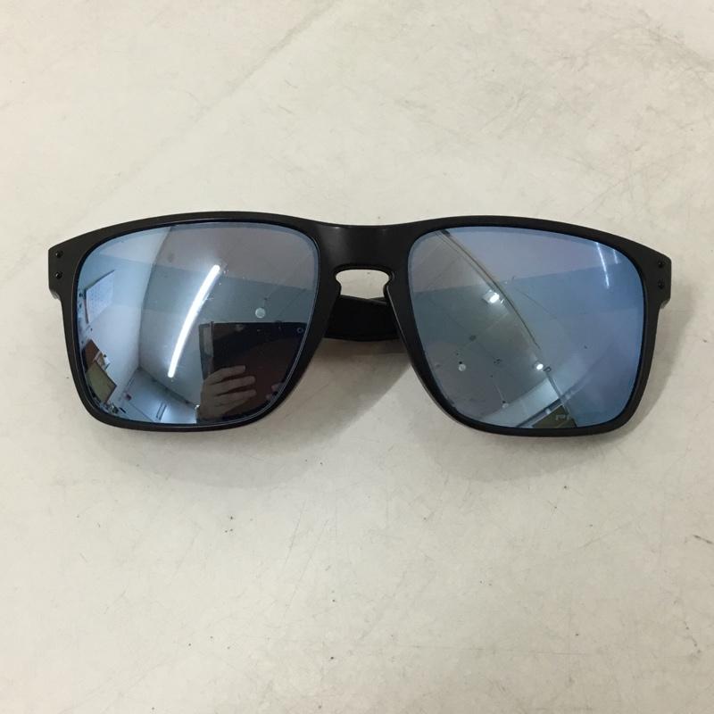 オークリー OAKLEY めがね・サングラス サングラス OO9417-2559 HOLBROOK XL ミラーレンズ ワンポイント 黒 / ブラック / black X 青 / ブルー / blue メンズ USED 古着 中古 10157540