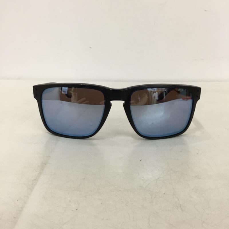 オークリー OAKLEY めがね・サングラス サングラス OO9417-2559 HOLBROOK XL ミラーレンズ ワンポイント 黒 / ブラック / black X 青 / ブルー / blue メンズ USED 古着 中古 10157540