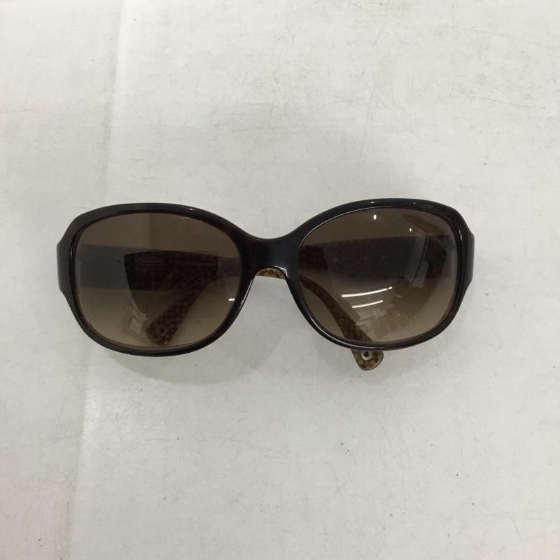 コーチ COACH めがね・サングラス サングラス CASSANDRA ロゴ、文字 茶 / ブラウン / brown X 金 / ゴールド / gold color レディース USED 古着 中古 10157541