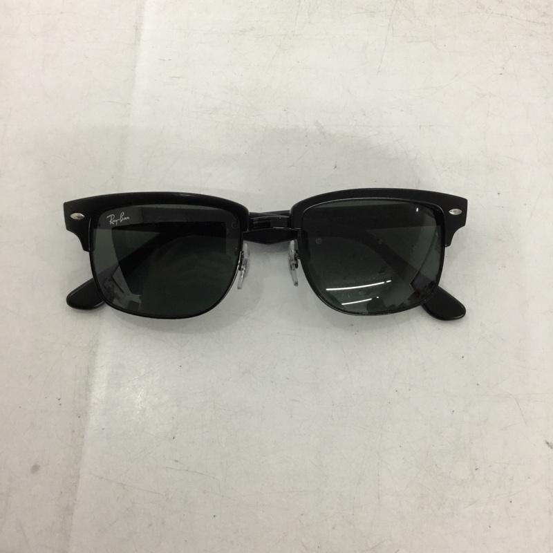 レイバン Ray-Ban めがね・サングラス サングラス RB4190 877 クラブマスター スクエア ロゴ、文字 黒 / ブラック / black メンズ USED 古着 中古 10157544