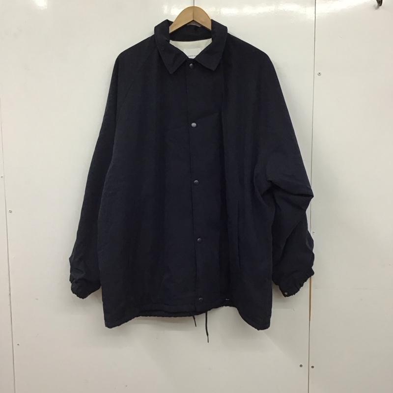 フリークスストア FREAK S STORE ジャケット、上着 ジャンパー、ブルゾン 213-1584 ビックシルエットレタードロゴコーチジャケット M 無地 紺 / ネイビー / navy メンズ USED 古着 中古 10157546