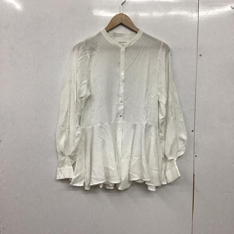 ラバンダ LAVANDA シャツ、ブラウス 長袖 タグ付 FREE 無地 白 / ホワイト / white レディース USED 古着 中古 10157547