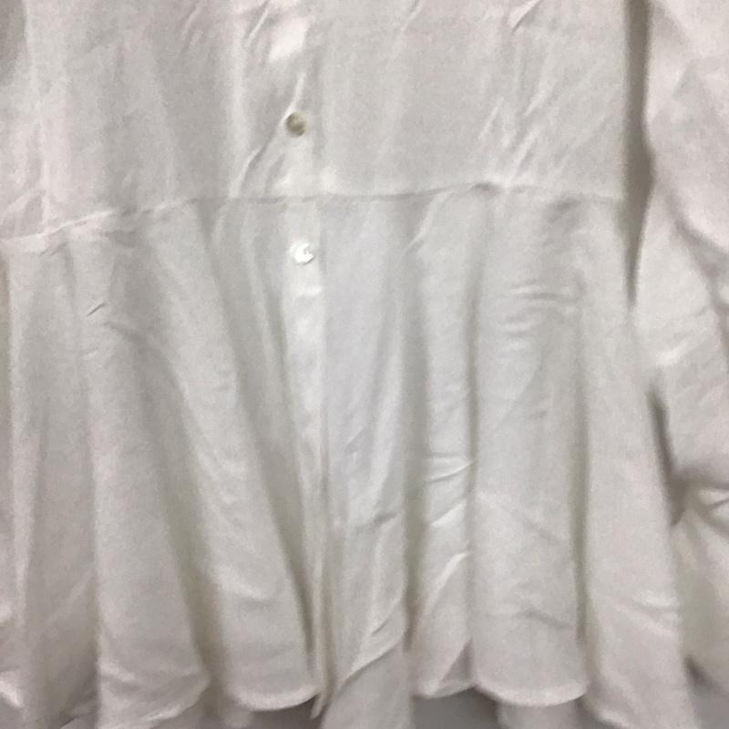 ラバンダ LAVANDA シャツ、ブラウス 長袖 タグ付 FREE 無地 白 / ホワイト / white レディース USED 古着 中古 10157547