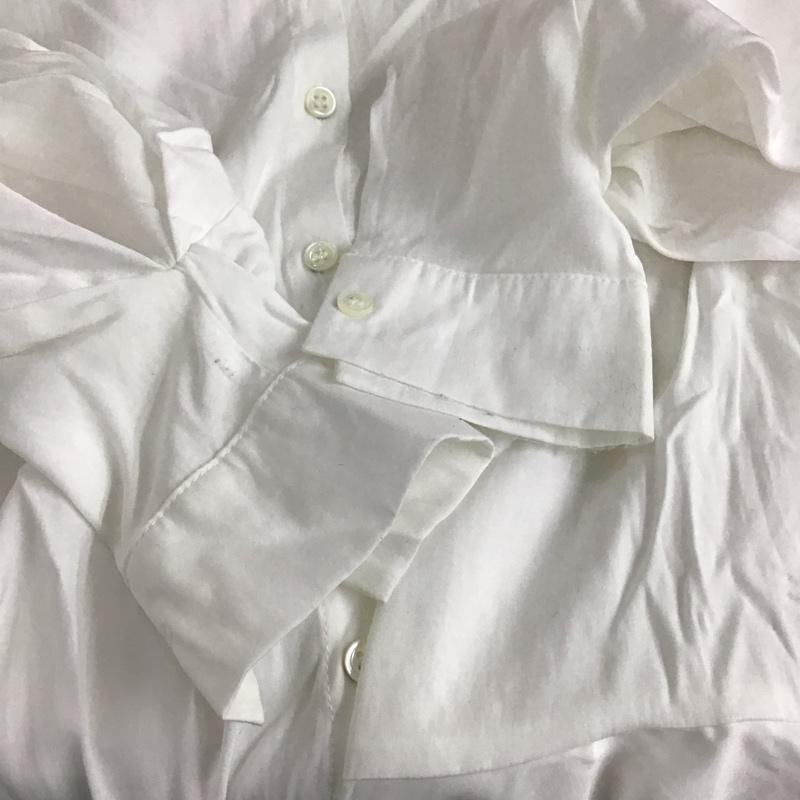 ラバンダ LAVANDA シャツ、ブラウス 長袖 タグ付 FREE 無地 白 / ホワイト / white レディース USED 古着 中古 10157547
