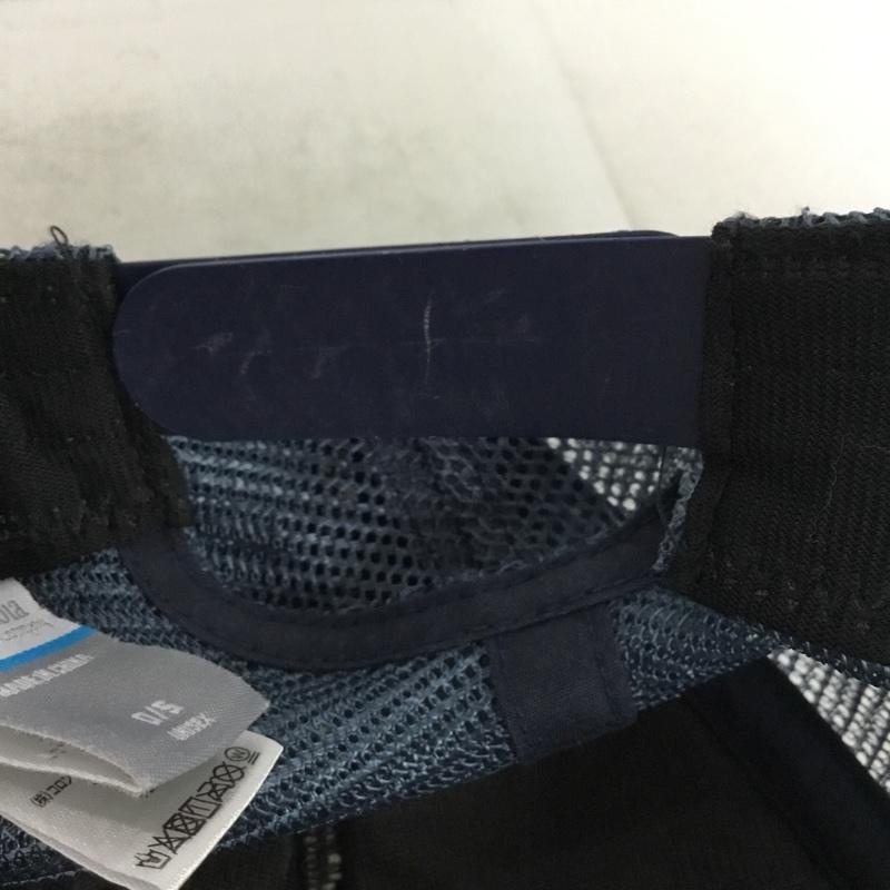 コロンビア Columbia 帽子 キャップ 123 PU5632 メッシュキャップ ヘイレイクキャップ ロゴ、文字 紺 / ネイビー / navy X ベージュ / ベージュ / beige メンズ USED 古着 中古 10157549