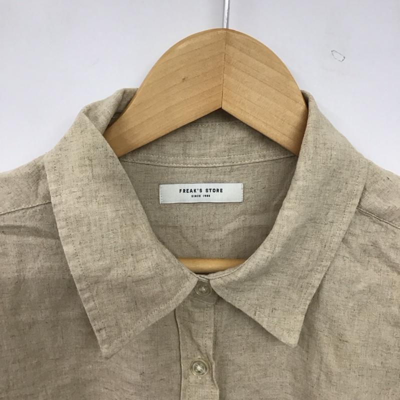 フリークスストア FREAK S STORE シャツ、ブラウス 長袖 FREE 無地 ベージュ / ベージュ / beige レディース USED 古着 中古 10157550