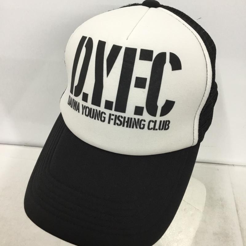ダイワ DAIWA 帽子 キャップ メッシュキャップ FREE ロゴ、文字 黒 / ブラック / black X 白 / ホワイト / white メンズ USED 古着 中古 10157551