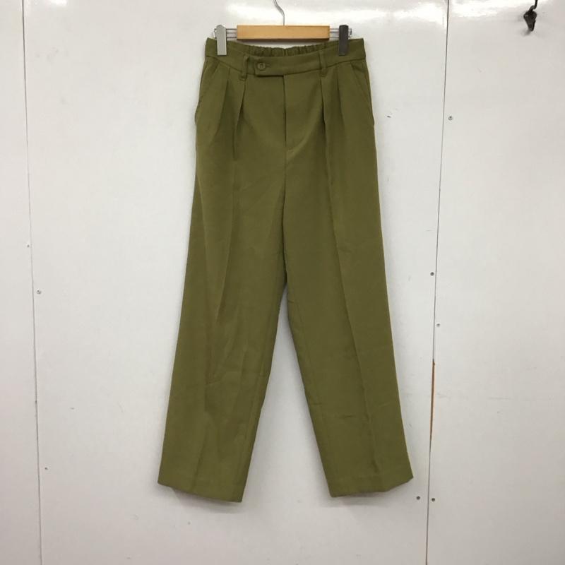 ローリーズファーム LOWRYS FARM パンツ スラックス L 無地 カーキ / カーキ / khaki レディース USED 古着 中古 10157552