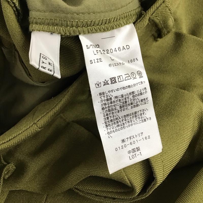 ローリーズファーム LOWRYS FARM パンツ スラックス L 無地 カーキ / カーキ / khaki レディース USED 古着 中古 10157552