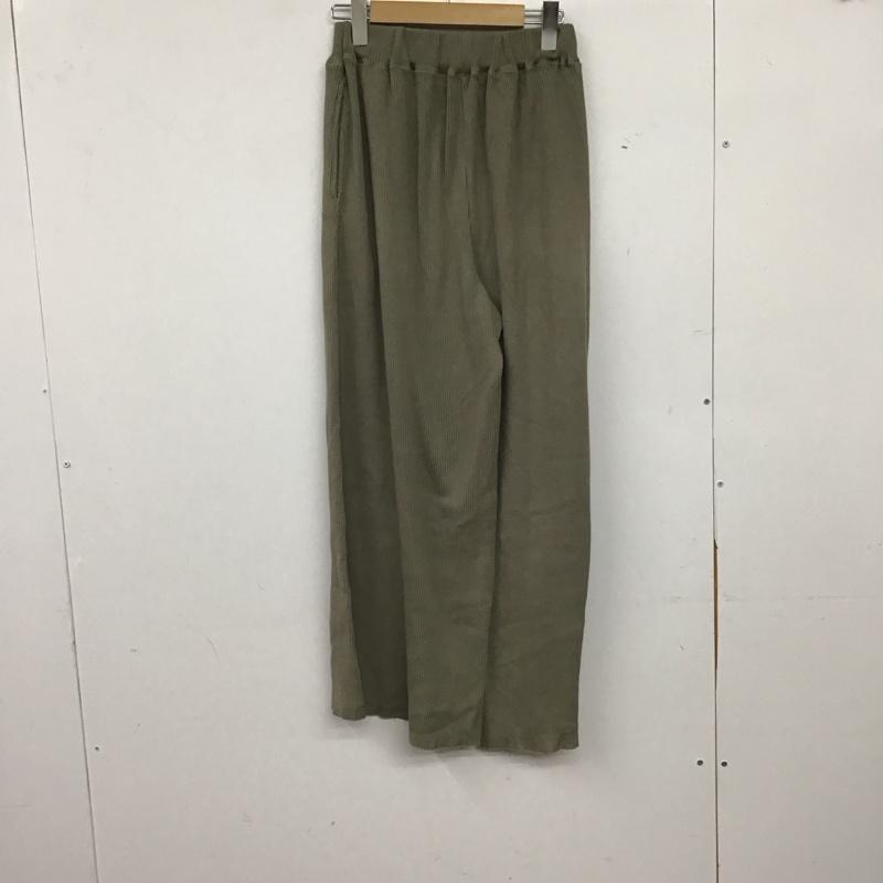アナザーエディション Anather Edition ボトムス ボトムス リブパンツ 無地 カーキ / カーキ / khaki レディース USED 古着 中古 10157553