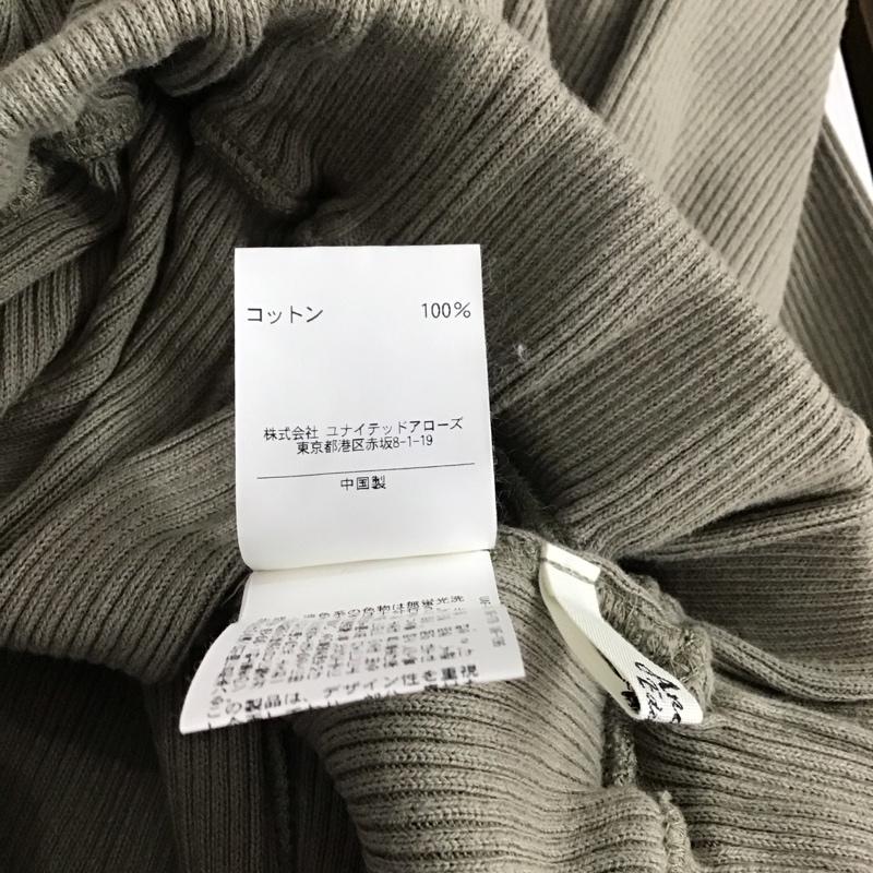 アナザーエディション Anather Edition ボトムス ボトムス リブパンツ 無地 カーキ / カーキ / khaki レディース USED 古着 中古 10157553