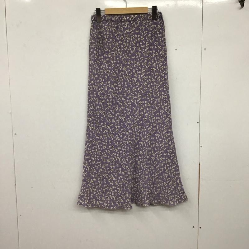 ロペピクニック ROPE  PICNIC スカート ロングスカート 38 総柄 紫 / パープル / purple レディース USED 古着 中古 10157556