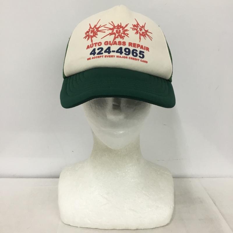 ハフ HUF 帽子 キャップ HT00849 AUTO GLASS TRUCKER メッシュ ロゴ、文字 緑 / グリーン / green メンズ USED 古着 中古 10157557