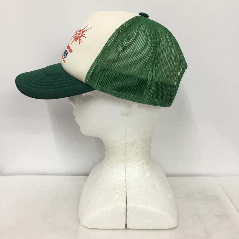 ハフ HUF 帽子 キャップ HT00849 AUTO GLASS TRUCKER メッシュ ロゴ、文字 緑 / グリーン / green メンズ USED 古着 中古 10157557