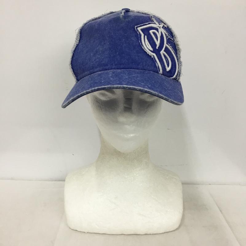 ニューエラ NEW ERA 帽子 キャップ 横浜DeNAベイスターズ メッシュキャップ ロゴ、文字 白 / ホワイト / white X 青 / ブルー / blue メンズ USED 古着 中古 10157561