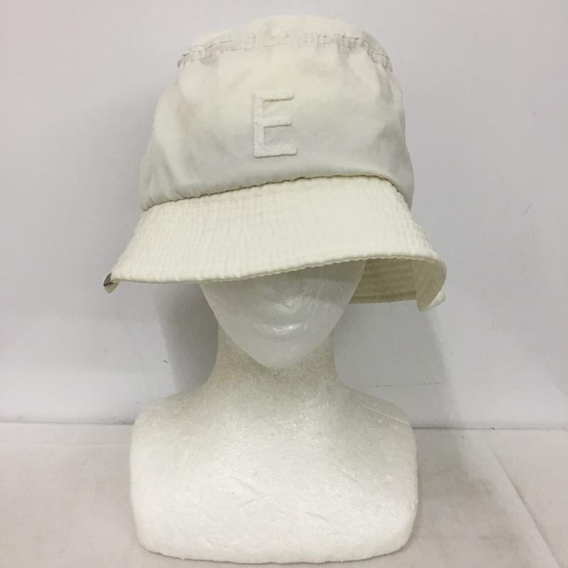 デコー DECHO 帽子 ハット バケットハット バケハ ナイロン ロゴ、文字 オフホワイト / オフホワイト / メンズ USED 古着 中古 10157564