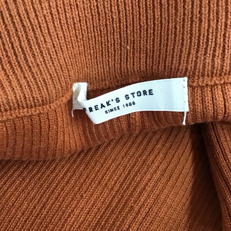 フリークスストア FREAK S STORE ボトムス ボトムス F20-LTK-29 リブフレアパンツ リブニットパンツ S 無地 茶 / ブラウン / brown レディース USED 古着 中古 10157565