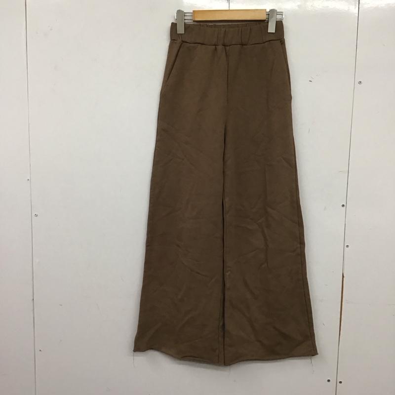 ティティベイト titivate パンツ ワークパンツ、ペインターパンツ スウェットパンツ S 無地 茶 / ブラウン / brown レディース USED 古着 中古 10157566
