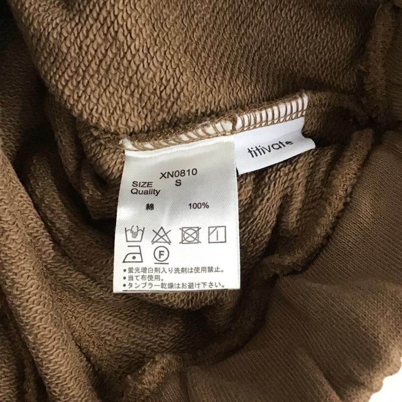 ティティベイト titivate パンツ ワークパンツ、ペインターパンツ スウェットパンツ S 無地 茶 / ブラウン / brown レディース USED 古着 中古 10157566