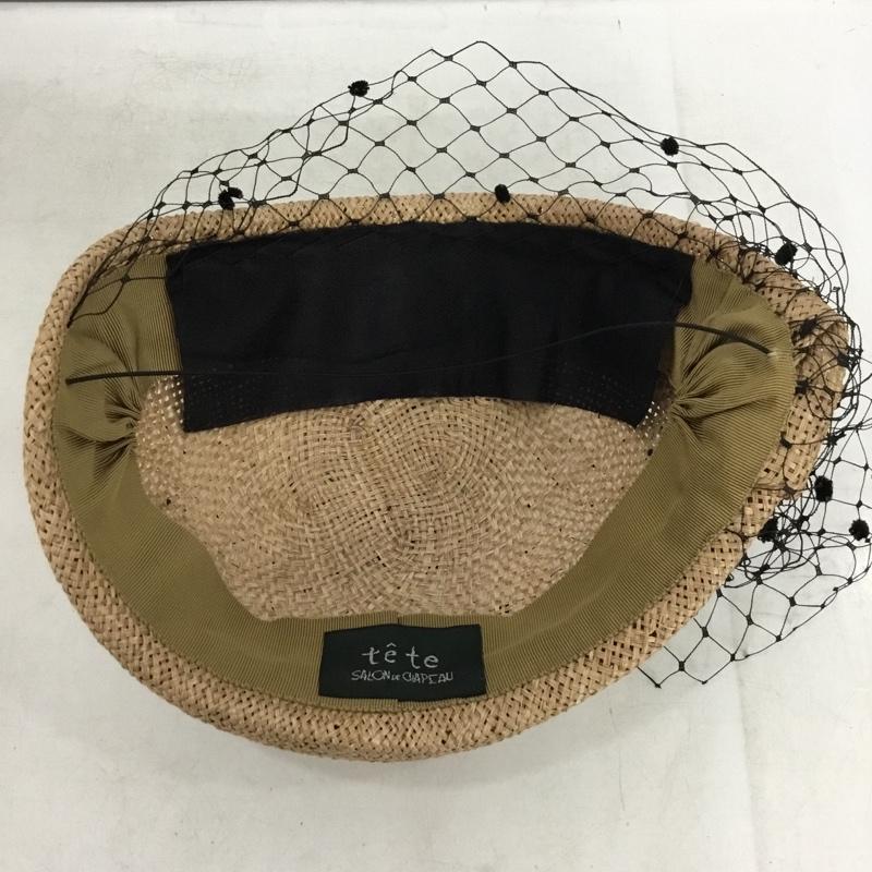 テテ サロン・ド・シャポー tete salon de chapeau 帽子 ハット ヘッドドレス レース 無地 ベージュ / ベージュ / beige レディース USED 古着 中古 10157568